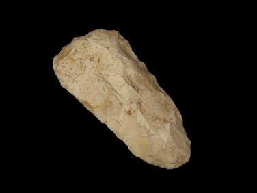 4 1/8" Flint Celt  Found by Geoff Sandt in St. Louis Co. Missouri, Known as the Rockhunter on