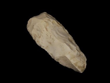 3 15/16" Flint Celt Found by Geoff Sandt in St. Louis Co. Missouri, Known as the Rockhunter on