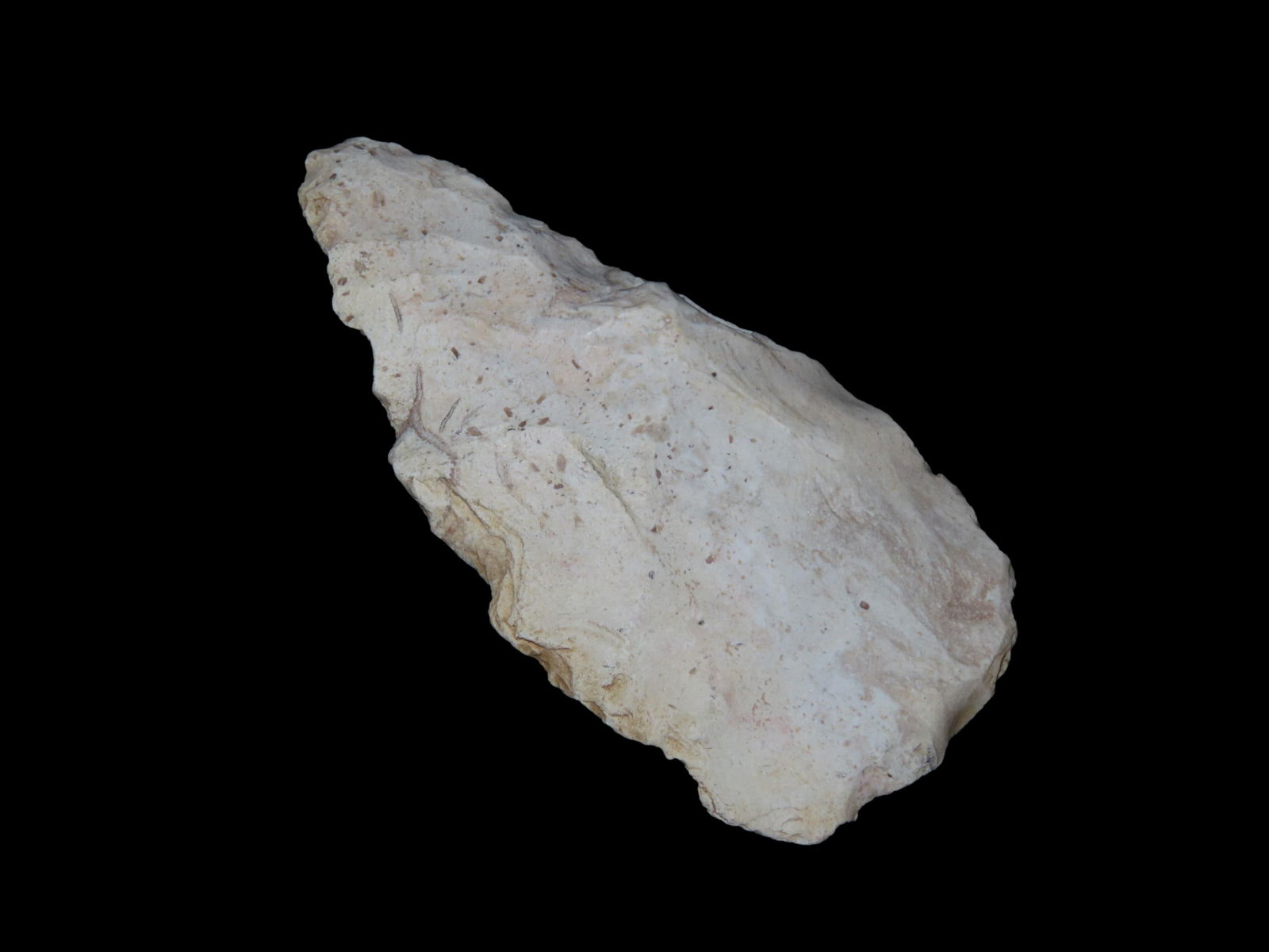 4 1/4" Flint Blade Found by Geoff Sandt in St. Louis Co. Missouri, Known as the Rockhunter on (1 of 5)