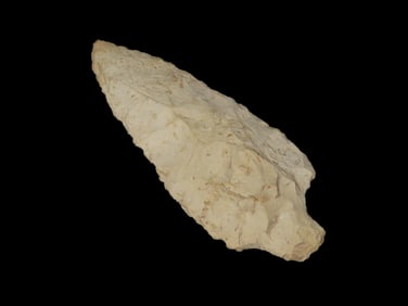 4 1/8" Large Adena Found by Geoff Sandt in St. Louis Co. Missouri, Known as the Rockhunter on