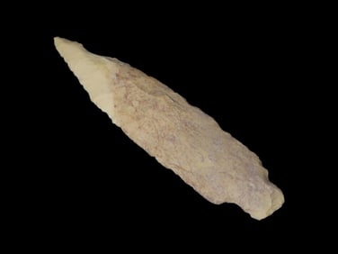 4 11/16" Stemmed Point Found by Geoff Sandt in St. Louis Co. Missouri, Known as the Rockhunter on