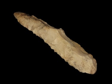 7 3/8" Archaic Spike Found by Geoff Sandt in St. Louis Co. Missouri, Known as the Rockhunter on