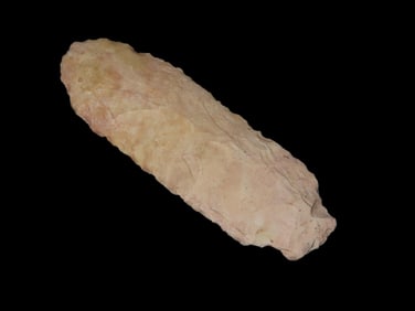 4" Stemmed Point Found by Geoff Sandt in St. Louis Co. Missouri, Known as the Rockhunter on YouTube