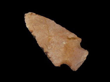 3 3/8" Hopewell Found by Geoff Sandt in St. Louis Co. Missouri, Known as the Rockhunter on YouTube