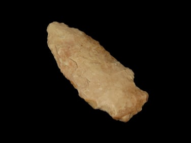 3 1/4" Stemmed Point Found by Geoff Sandt in St. Louis Co. Missouri, Known as the Rockhunter on