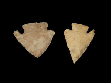Grouping of 2 Very Nice Arrowheads