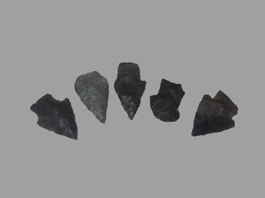 Grouping of 5 Arrowheads