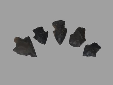Grouping of 5 Arrowheads
