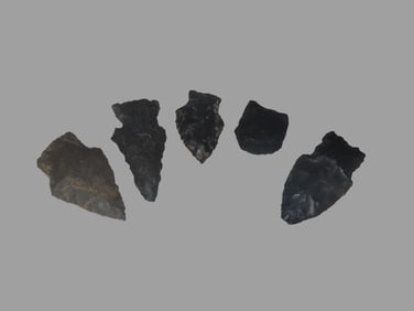 Grouping of 5 Arrowheads