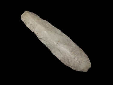 3 3/8"x3/4" Archaic Knife, EX: Schoon Woodford Co IL.