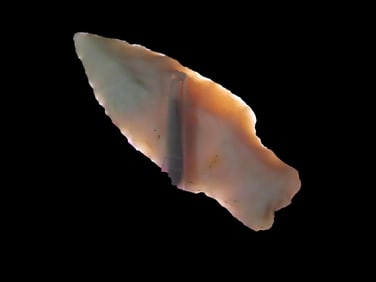 2 3/8"x3/4" Translucent Adena EX: Schoon Woodford Co IL.