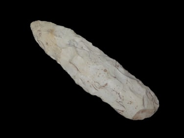 4 1/4"x 7/8" Archaic Knife, EX: Schoon Woodford Co IL.