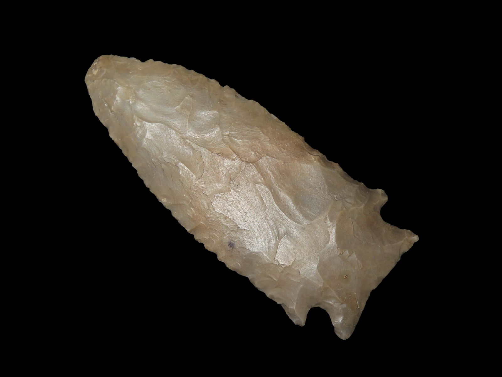 3 3/8" x 1 5/16" Stillwell, Dickey COA, found in Graves Co., Kentucky, Ex Alan Atkins, Ex Jim Lee (1 of 9)