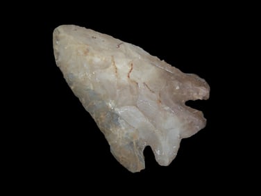 2 5/8"x1 3/4" Clay Point Georgia,Restored, EX: Walt McIntire.