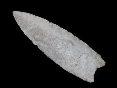 4 5/8"x1 1/4" Fluted Clovis Illinois, Restored, EX: Walt McIntire.