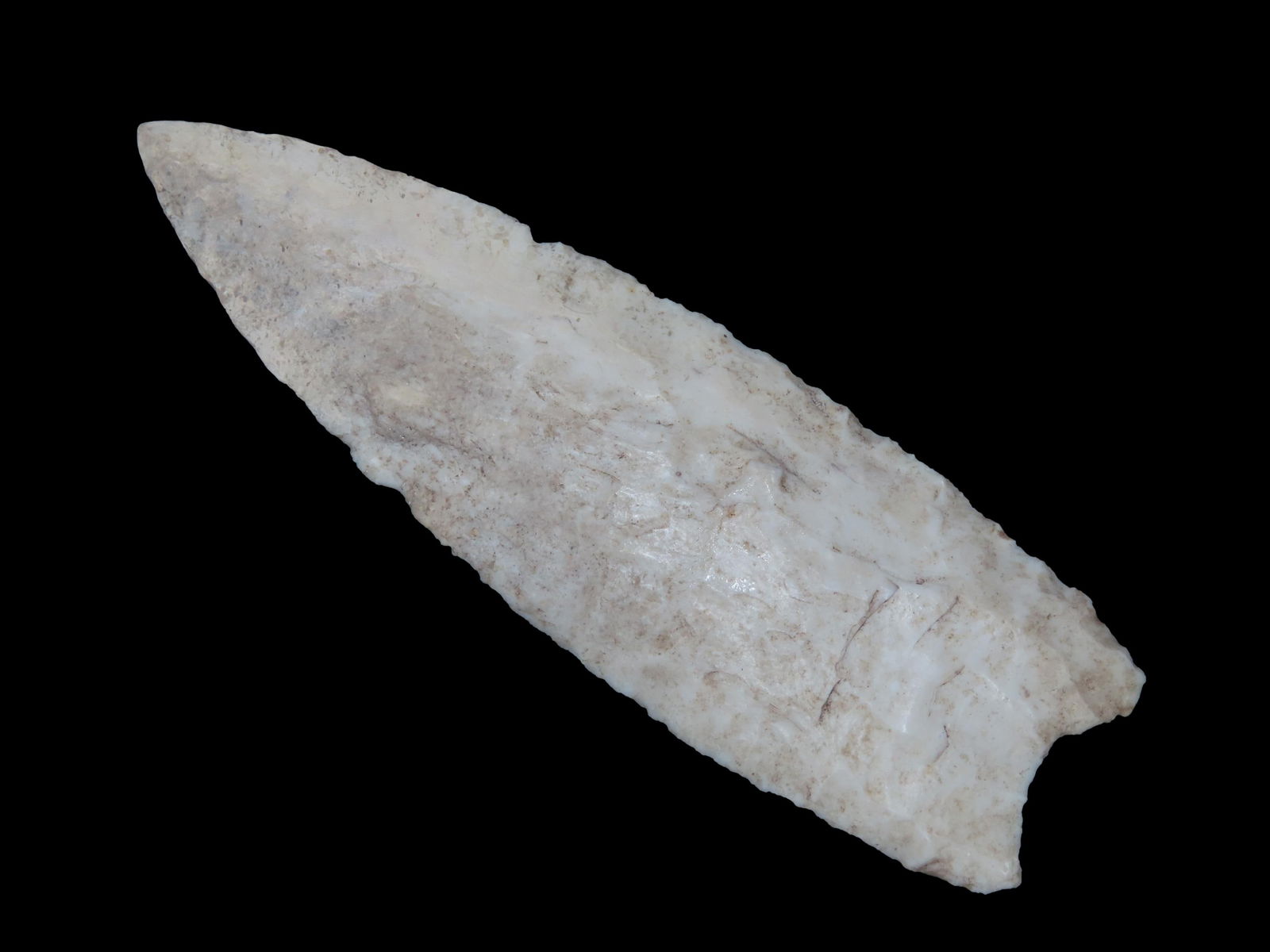 4 5/8"x1 1/4" Fluted Clovis Illinois, Restored, EX: Walt McIntire. (1 of 5)