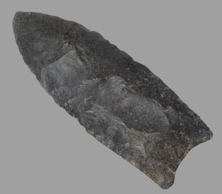 2 3/8"x7/8" Fluted Clovis Kentucky, Restored, EX: Walt McIntire.