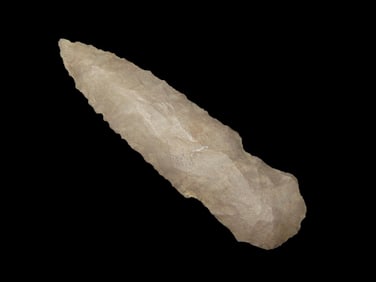 2 1/2" X 13/16" Beacon Island, Dickey COA, Found in Wayne Co. TN, Ex Jerry Dickey (1999), Ex Jim Lee