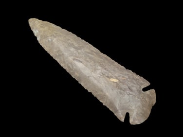 4 1/4" x 1 5/16" Dovetail, Motley COA, found in Logan Co., Kentucky, Ex Robert Brusatte Collection