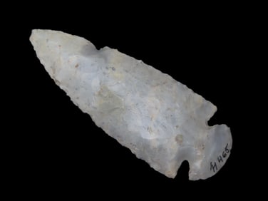 3 3/4" x 1 1/2" Dovetail, Dickey COA, found in Mercer Co., Ohio, Ex Von Hillard Collection