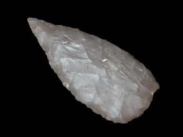 3 5/16" x 1 9/16" Cobbs Triangle, Dickey COA, found in Decatur Co., Tennessee, Ex Jerry Dickey