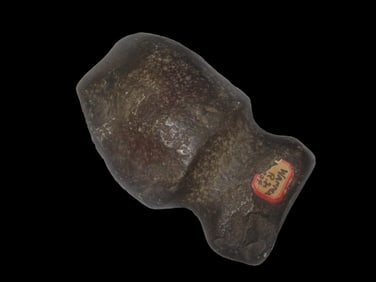 6" x 3 1/2" Native American Full Grooved Axe Attleboro Mass. Marvin Farm,Beaver Site, EX: Peter