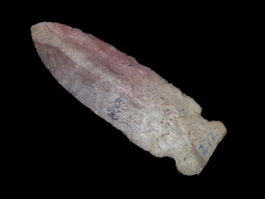 3 3/4" x 1 1/8" Osceola/Hemphill, Dickey COA, found in St. Louis Co., Missouri, Ex Gray Ladassar, Ex