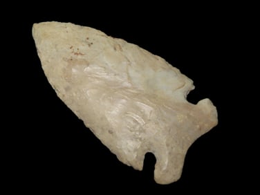 2 7/8" x 1 7/16" Kessel Side Notch, 2xCOA-Perrino/Dickey, found in White Co., Indiana, Ex Jerry