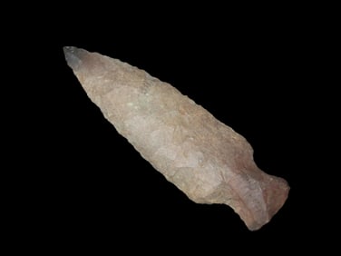 2 11/16" x 13/16" Benton Bottleneck-Elk River, Dickey COA, found in Montgomery Co., Tennessee by Al