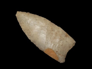 2 7/16" x 1 1/16" Fluted Clovis, **RESTORED ONLY IN SMALL EDGE**, Ex Walt McIntire Collection