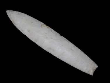 5 9/16" z 1 1/8" Agate Basin, Stermer COA, found in Missouri, Illinois, or Iowa, from a Southern