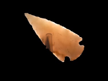 1 9/16" X 11/16" Rose Spring Corner Notch, Dickey COA, Found in Southwest US Four Corners Area, Ex