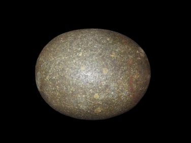 5 3/4" Large Game Ball, Found in Attleboro Mass Marvin Farm/ Beaver Site 1920-1930, Ex Peter