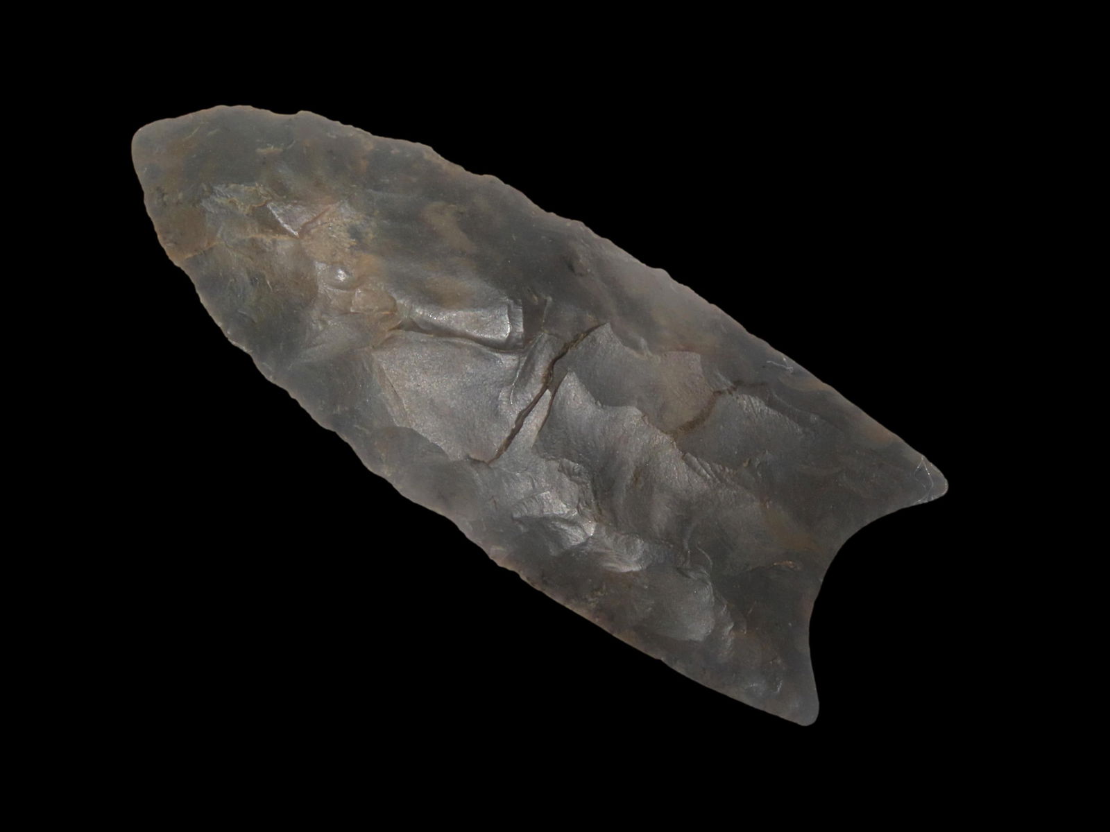 2 15/16" X 1 1/8" Fluted Clovis Restored, Found in Ohio, Ex Walt Mclntire (1 of 7)