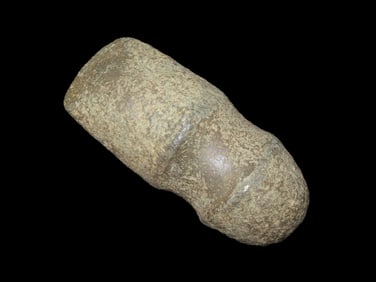 5 7/8" X 2 1/2" Full Grooved Gouge, Found in Attleboro Mass Marvin Farm/ Beaver Site, Ex Peter