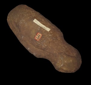 6 7/8" X 3" Full Grooved Axe, Found in  Attleboro Mass Marvin Farm/ Beaver Site, Ex Peter Engstrom/