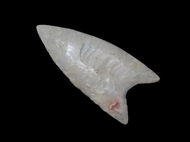 2 3/8" x 1 1/8" Fluted Clovis/Redstone, found in Tennessee *RESTORED*, Ex Walt McIntire Collection