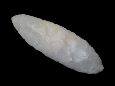 4 1/8" x 1 5/16" Woodland Bi-Point Blade, Davis COA, found in Kentucky