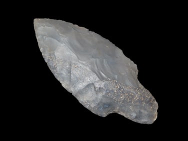 3 3/8" x 1 1/2" Adena, Davis COA, found in Harrison Co., Pennsylvania