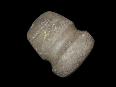 4 1/4"x1 5/8" Full groove Axe. Attleboro Mass. Marvin Farm,Beaver Site. EX: Peter Engstrom, Dr.