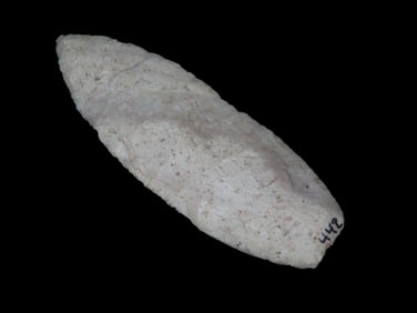 3 5/8" x 1 3/16" Karnak, Dickey COA, found in Knox Co., Illinois, Ex Bill Pettit