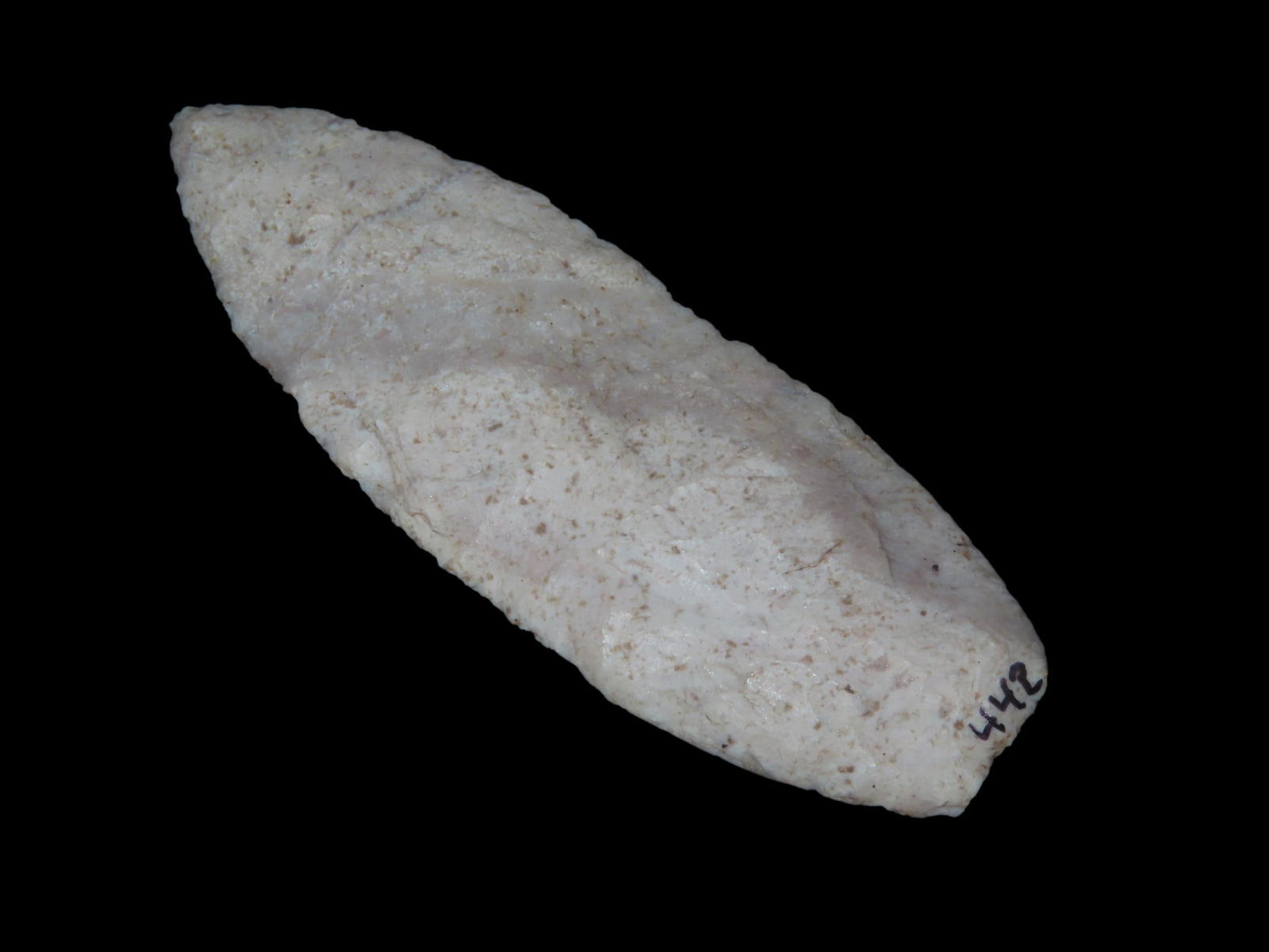 3 5/8" x 1 3/16" Karnak, Dickey COA, found in Knox Co., Illinois, Ex Bill Pettit (1 of 9)