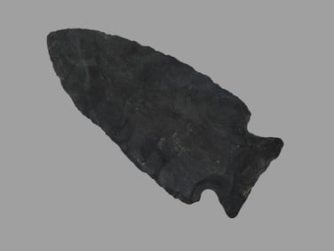 3 1/2" x 1 1/2" Stillwell, Motley COA, found in N.E. Arkansas, Ex Michael Knobe Collection