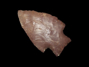 3" x 1 1/2" Savannah River, Dickey COA, found in N.E. Georgia, Ex Kevin Cordeiro, Ex Jim Lee