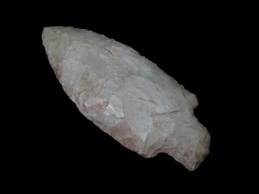 3 7/8" x 1 5/8" Adena Robbins, Dickey COA, found in Jay Co., Indiana, Ex Gary Mumaw, Ex Jim Lee