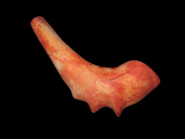 6' x 1 3/8" Nice Historic Georgia Pottery Pipe Heated Clay Turn of Century