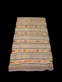 Native American Woven Textile Blanket Rug