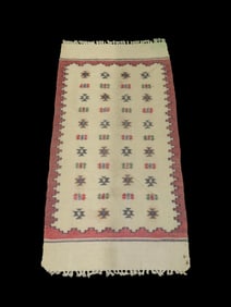 44" x  21" Early Handmade Native American Woven Textile