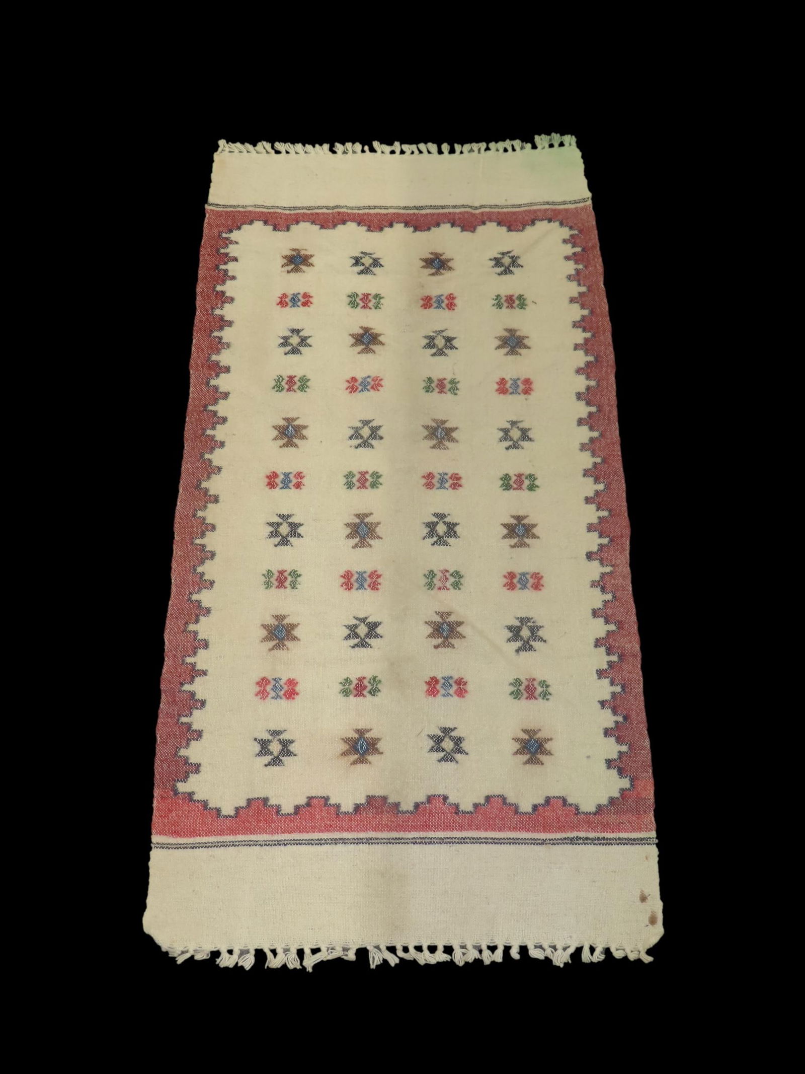 44" x  21" Early Handmade Native American Woven Textile (1 of 7)