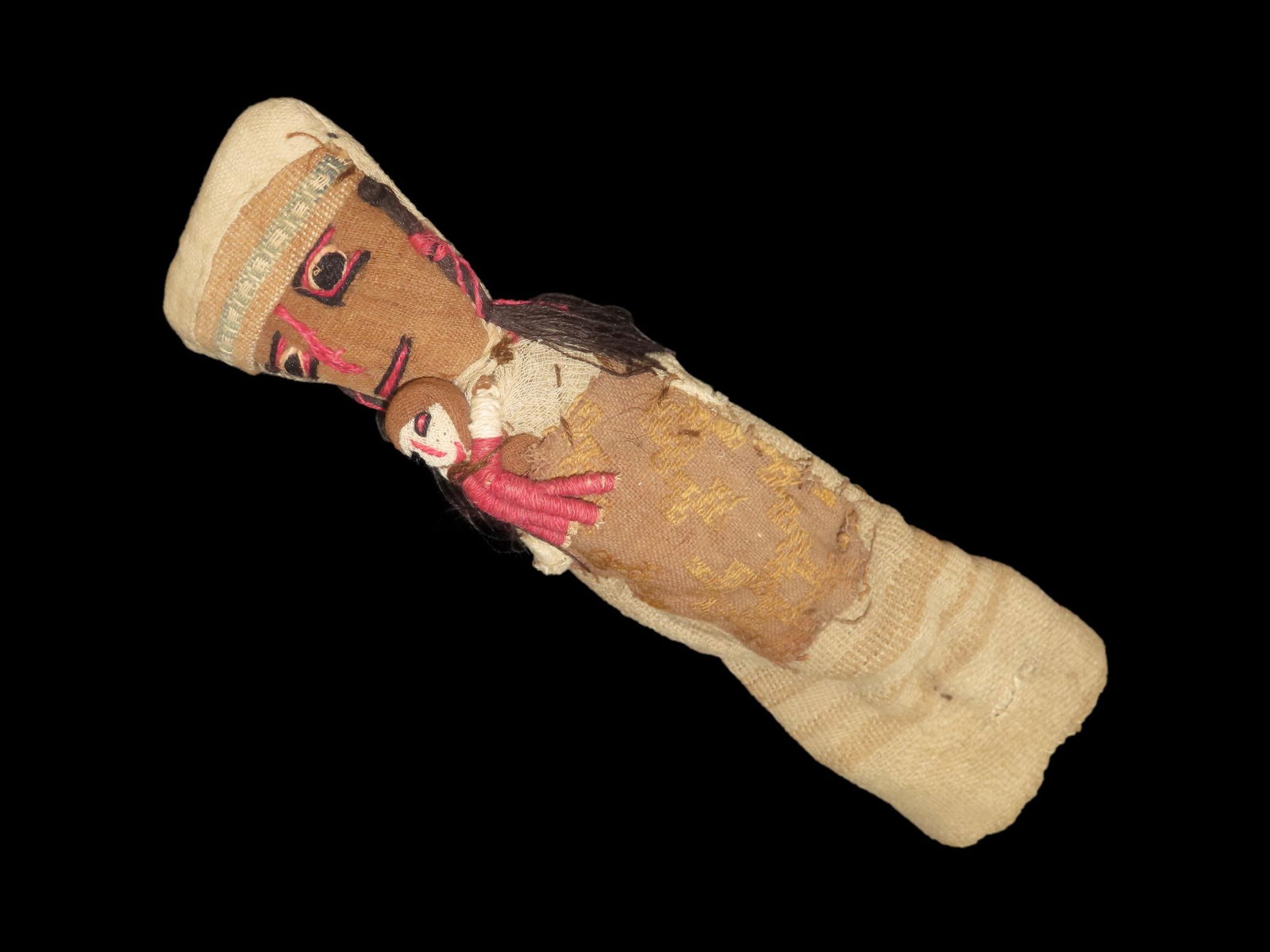 11 7/8" Peruvian Chancay Doll Ancient Textiles From Peru (1 of 6)